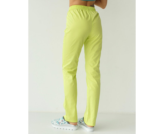 Зображення 2 Штани медичні жіночі лайм р. 50, "БІЛИЙ ХАЛАТ" 163-330-726, Розмір: 50, Цвет: лайм