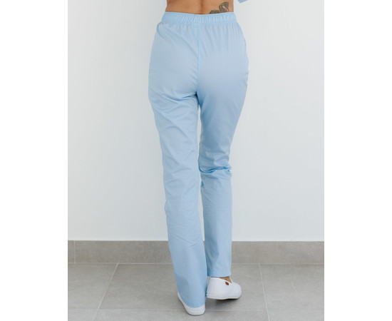 Зображення 2 Штани медичні жіночі блакитні р. 42, "БІЛИЙ ХАЛАТ" 163-462-726, Розмір: 42, Цвет: лазурный