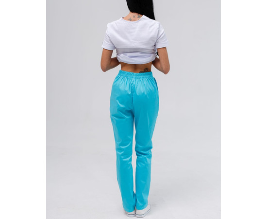 Зображення 2 Медичні жіночі штани Торонто світло-бірюзові р. 54, "БІЛИЙ ХАЛАТ" 390-459-708, Розмір: 54, Цвет: світло-бірюзовий