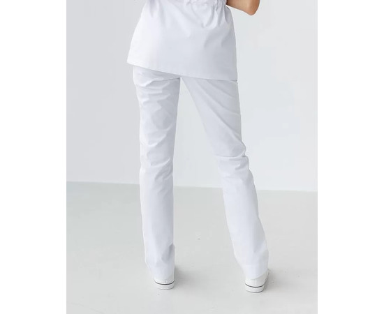 Зображення 2 Жіночі брюки Наомі (Cotton Elite) білі р. 40, "БІЛИЙ ХАЛАТ" 341-324-917, Розмір: 40, Цвет: білий