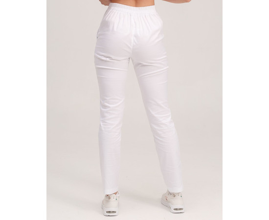 Зображення 3 Медичні жіночі штани Торонто білі р. 40, "БІЛИЙ ХАЛАТ" 390-324-708, Розмір: 40, Цвет: білий