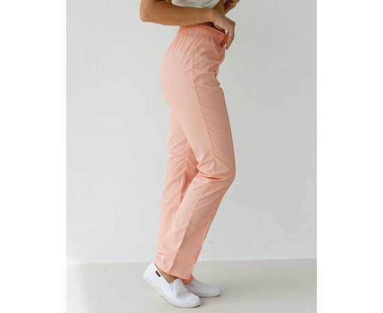 Зображення 3 Штани медичні жіночі персикові р. 46, "БІЛИЙ ХАЛАТ" 163-338-726, Розмір: 46, Цвет: персиковий