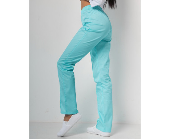Зображення 3 Штани медичні жіночі м'ятні р. 42, "БІЛИЙ ХАЛАТ" 163-332-726, Розмір: 42, Цвет: м'ятний