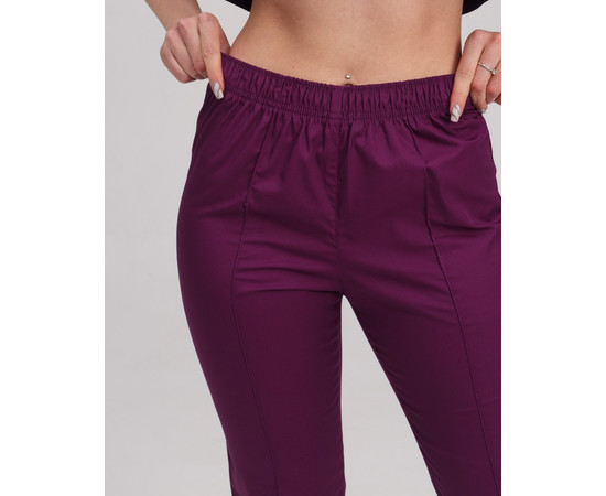 Зображення 3 Штани медичні жіночі фіолетові р. 48, "БІЛИЙ ХАЛАТ" 163-335-726, Розмір: 48, Цвет: фиолетовый