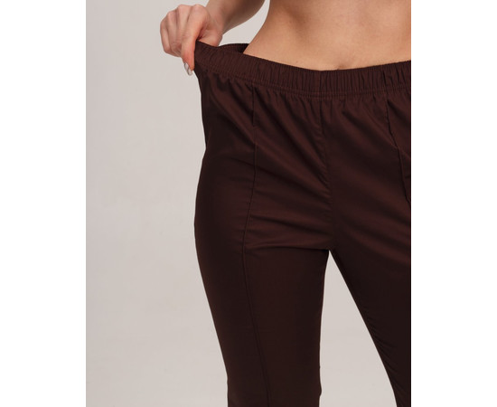 Зображення 3 Штани медичні жіночі коричневі р. 50, "БІЛИЙ ХАЛАТ" 163-325-726, Розмір: 50, Цвет: коричневий