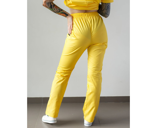 Зображення 4 Штани медичні жіночі жовті р. 54, "БІЛИЙ ХАЛАТ" 163-397-758, Розмір: 54, Цвет: жовтий
