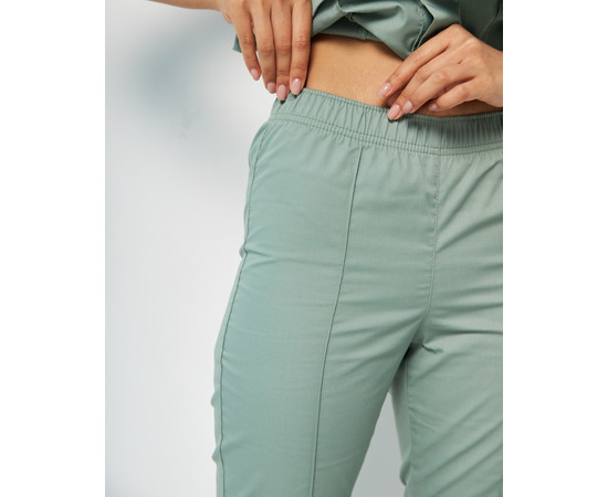 Зображення 4 Штани медичні жіночі оливкові р. 44, "БІЛИЙ ХАЛАТ" 163-327-726, Розмір: 44, Цвет: оливковий