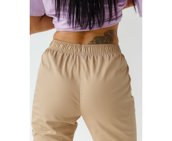 Зображення 4 Штани медичні жіночі пісочні р. 46, "БІЛИЙ ХАЛАТ" 163-323-726, Розмір: 46, Цвет: пісочний
