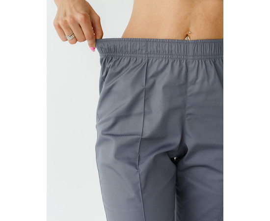 Зображення 4 Штани медичні жіночі темно-сірі р. 42, "БІЛИЙ ХАЛАТ" 163-408-758, Розмір: 42, Цвет: темно-сірий