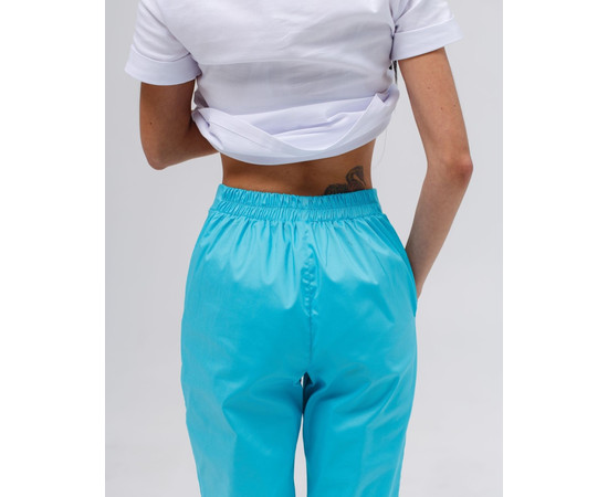 Зображення 6 Медичні жіночі штани Торонто світло-бірюзові р. 42, "БІЛИЙ ХАЛАТ" 390-459-708, Розмір: 42, Цвет: світло-бірюзовий