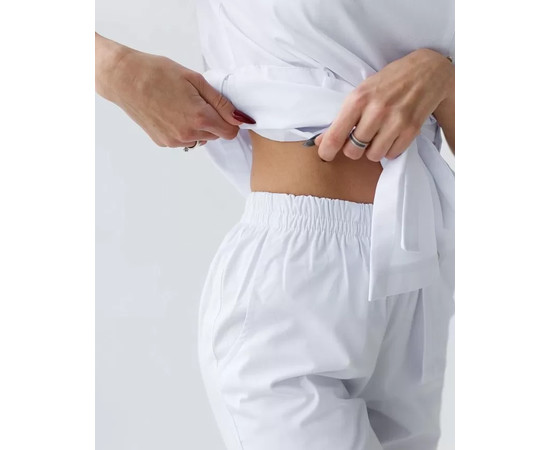 Зображення 3 Жіночі брюки Наомі (Cotton Elite) білі р. 40, "БІЛИЙ ХАЛАТ" 341-324-917, Розмір: 40, Цвет: білий