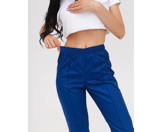 Зображення 3 Штани медичні жіночі сапфір р. 46, "БІЛИЙ ХАЛАТ" 163-322-726, Розмір: 46, Цвет: сапфір