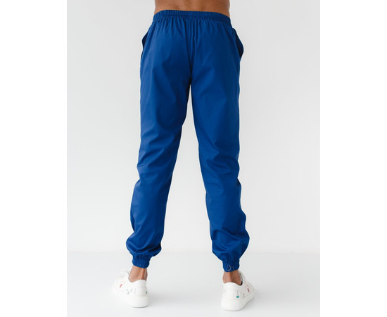 Изображение 2 Медицинские штаны мужские джоггеры синие р. 56, "БЕЛЫЙ ХАЛАТ" 342-322-758, Размер: 56, Цвет: синий