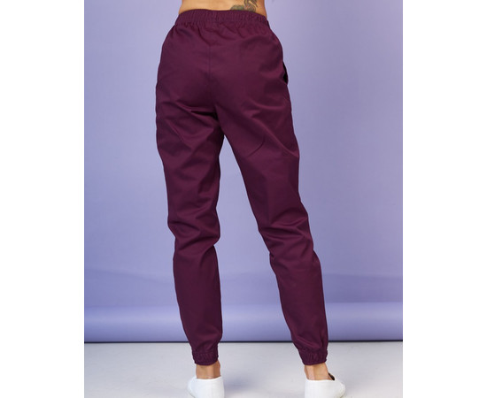 Зображення 2 Медичні штани жіночі джогери фіолетові р. 44, "БІЛИЙ ХАЛАТ" 303-335-730, Розмір: 44, Цвет: фиолетовый