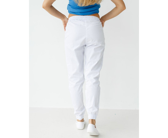 Зображення 2 Медичні штани жіночі джоггери білі р. 50, "БІЛИЙ ХАЛАТ" 303-324-730, Розмір: 50, Цвет: білий