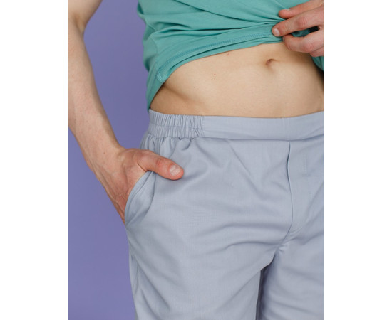 Изображение 3 Медицинские штаны мужские джоггеры серые р. 50, "БЕЛЫЙ ХАЛАТ" 342-328-758, Размер: 50, Цвет: серый