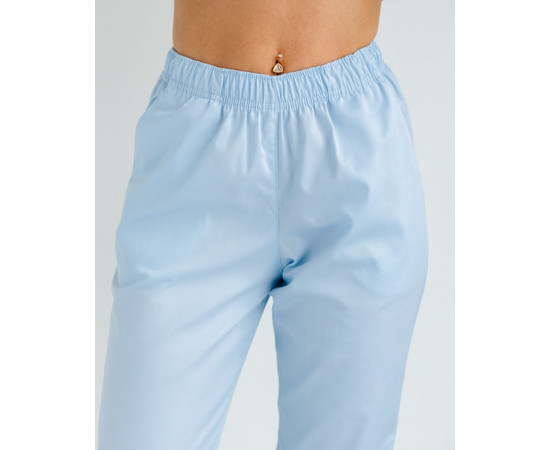 Зображення 3 Медичні штани жіночі джоггери блакитні р. 54, "БІЛИЙ ХАЛАТ" 303-462-730, Розмір: 54, Цвет: лазурный