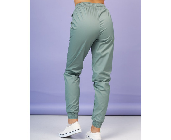 Зображення 3 Медичні штани жіночі джоггери оливкові р. 42, "БІЛИЙ ХАЛАТ" 303-327-730, Розмір: 42, Цвет: оливковий