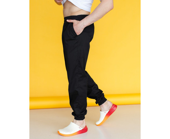 Зображення 3 Медичні штани чоловічі джоггери чорні р. 52, "БІЛИЙ ХАЛАТ" 342-321-758, Розмір: 52, Цвет: чорний
