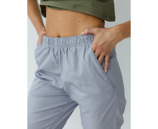 Изображение 3 Медицинские штаны женские джоггеры серые р. 46, "БЕЛЫЙ ХАЛАТ" 303-328-730, Размер: 46, Цвет: серый