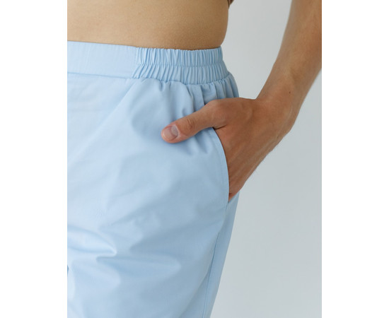 Зображення 3 Медичні штани чоловічі джоггери блакитні р. 52, "БІЛИЙ ХАЛАТ" 342-462-758, Розмір: 52, Цвет: лазурный