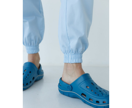 Зображення 4 Медичні штани чоловічі джоггери блакитні р. 50, "БІЛИЙ ХАЛАТ" 342-462-758, Розмір: 50, Цвет: лазурный