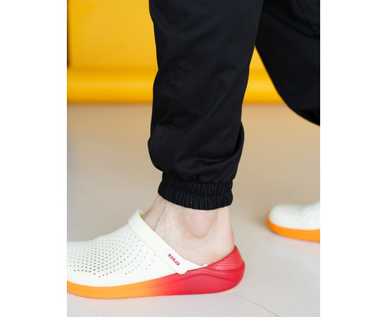 Изображение 4 Медицинские штаны мужские джоггеры черные р. 56, "БЕЛЫЙ ХАЛАТ" 342-321-758, Размер: 56, Цвет: черный