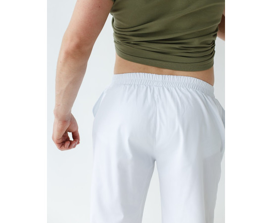 Зображення 5 Медичні штани чоловічі джоггери білі р. 48, "БІЛИЙ ХАЛАТ" 342-324-758, Розмір: 48, Цвет: білий