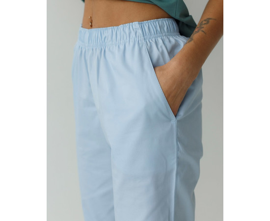 Зображення 5 Медичні штани жіночі джоггери блакитні р. 52, "БІЛИЙ ХАЛАТ" 303-462-730, Розмір: 52, Цвет: лазурный