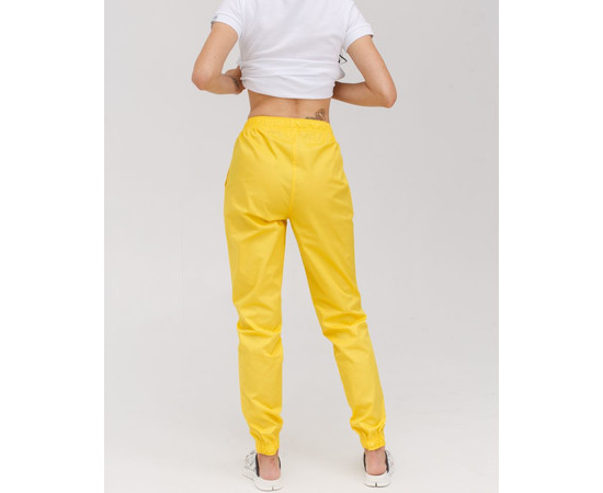 Зображення 2 Медичні штани жіночі джоггери янтарні р. 52, "БІЛИЙ ХАЛАТ" 303-461-730, Розмір: 52, Цвет: бурштиновий