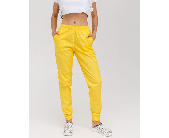 Зображення 5 Медичні штани жіночі джоггери янтарні р. 54, "БІЛИЙ ХАЛАТ" 303-461-730, Розмір: 54, Цвет: бурштиновий