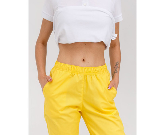 Зображення 3 Медичні штани жіночі джоггери янтарні р. 54, "БІЛИЙ ХАЛАТ" 303-461-730, Розмір: 54, Цвет: бурштиновий