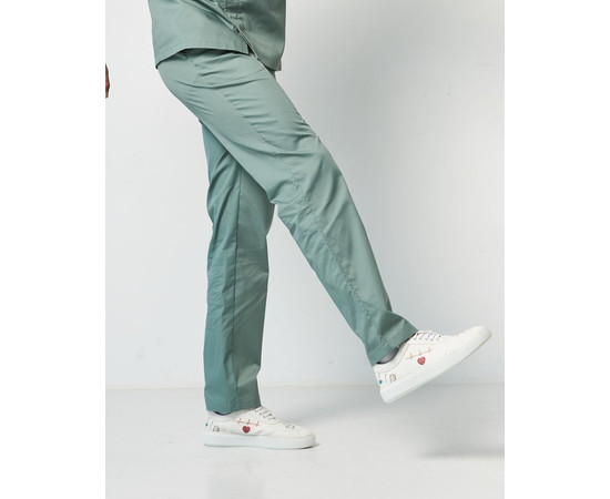 Зображення 2 Брюки медичні чоловічі Бостон оливкові р. 48, "БІЛИЙ ХАЛАТ" 328-327-758, Розмір: 48, Цвет: оливковий