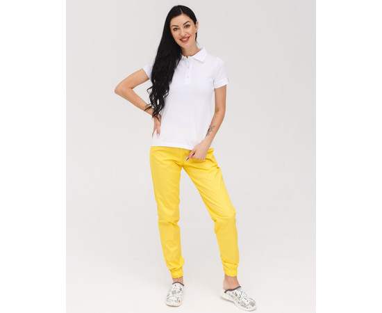 Зображення 8 Медичні штани жіночі джоггери янтарні р. 54, "БІЛИЙ ХАЛАТ" 303-461-730, Розмір: 54, Цвет: бурштиновий