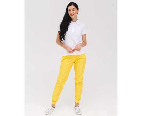 Изображение 7 Медицинские штаны женские джоггеры янтарные р. 40, "БЕЛЫЙ ХАЛАТ" 303-461-730, Размер: 40, Цвет: янтарный
