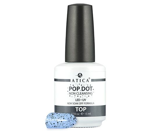 Изображение 2 Топ с черным вкраплением без липкого слоя Atica Top Pop Dot Non Cleansing, 15 мл