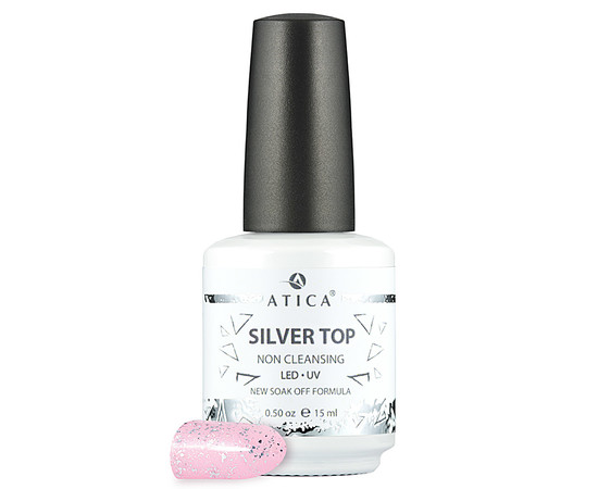 Изображение 2 Топ с серебряной слюдой Atica Top Silver Top Non Cleansing, 15 мл