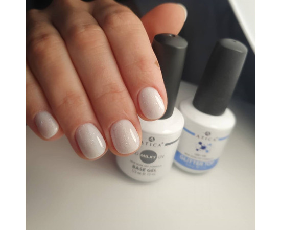 Зображення 2 Молочна база Atica Base Gel Milk with fiber, 15 мл 