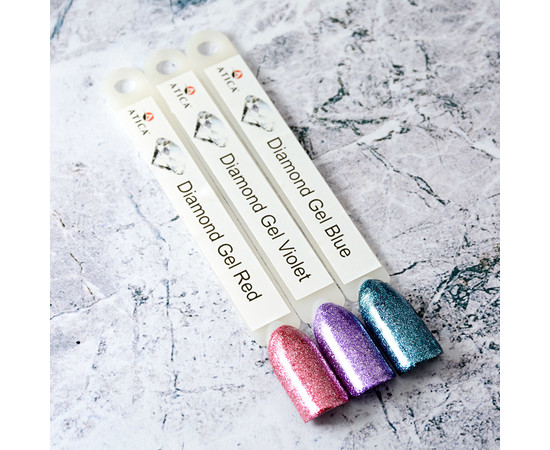 Изображение 3 Гель паста Atica Diamond Violet, 5 мл (баночка), Объем (мл, г): 5, Цвет: Violet