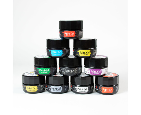 Зображення 3 Гель фарба Atica Paint Gel Gold, 8 мл (баночка), Об'єм (мл, г): 8, Колір: Gold