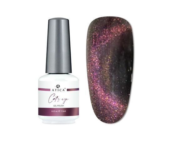 Зображення 2 Гель лак Atica Cats Eye СС01, 7.5 мл, Об'єм (мл, г): 7.5, Колір: 01