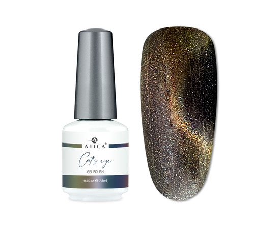 Зображення 2 Гель лак Atica Cats Eye СС03, 7.5 мл, Об'єм (мл, г): 7.5, Колір: 03