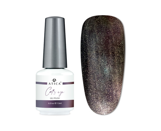 Зображення 2 Гель лак Atica Cats Eye СС04, 7.5 мл, Об'єм (мл, г): 7.5, Колір: 04
