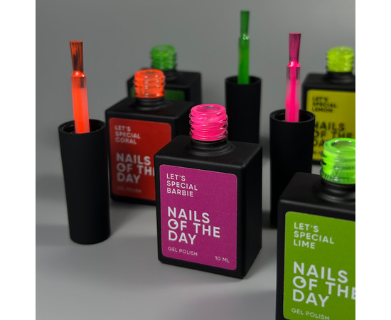 Изображение 9 Nails Of The Day Let's special Green – особый зеленый гель-лак, перекрывается в один слой, 10 мл, Объем (мл, г): 10, Цвет: Green