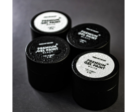 Зображення 5 Гель-фарба без липкого шару Nails Of The Day Premium gel paint Black no wipe, 5 мл, Об'єм (мл, г): 5, Колір: Black