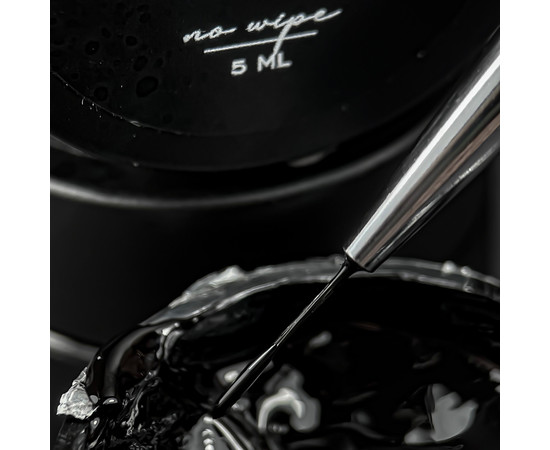 Зображення 2 Гель-фарба без липкого шару Nails Of The Day Premium gel paint Black no wipe, 5 мл, Об'єм (мл, г): 5, Колір: Black