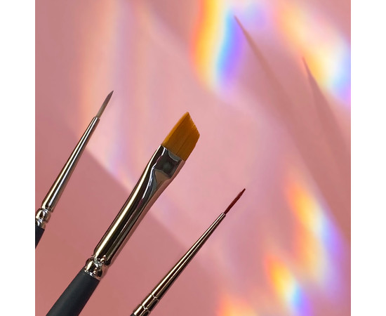 Изображение 2 Nails Of The Day Professional Stroke #0 – кисть из синтетических волокон для подрисовок, точек и широких мазков