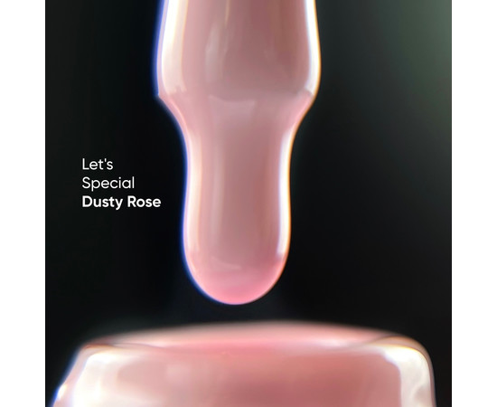 Изображение 3 Nails Of The Day Let's special Dusty Rose – особый бдительно-розовый гель-лак для ногтей, перекрывается в один слой, 10 мл, Объем (мл, г): 10, Цвет: Dusty Rose