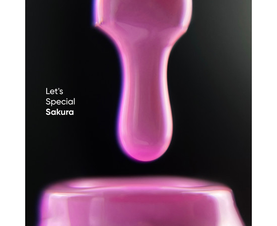 Изображение 3 Nails Of The Day Let's special Sakura – особый фиолетово-пастельный/бледно-фиолетовый гель-лак для ногтей, перекрывается в один слой, 10 мл, Объем (мл, г): 10, Цвет: Sakura