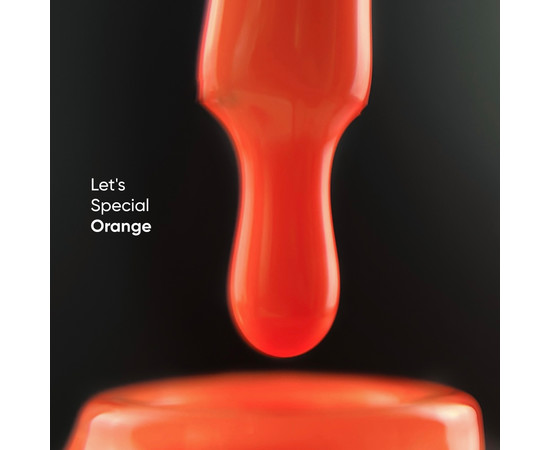 Изображение 4 Nails Of The Day Let's special Orange – особый оранжевый/морковный гель-лак для ногтей, перекрывается в один слой, 10 мл, Объем (мл, г): 10, Цвет: Orange